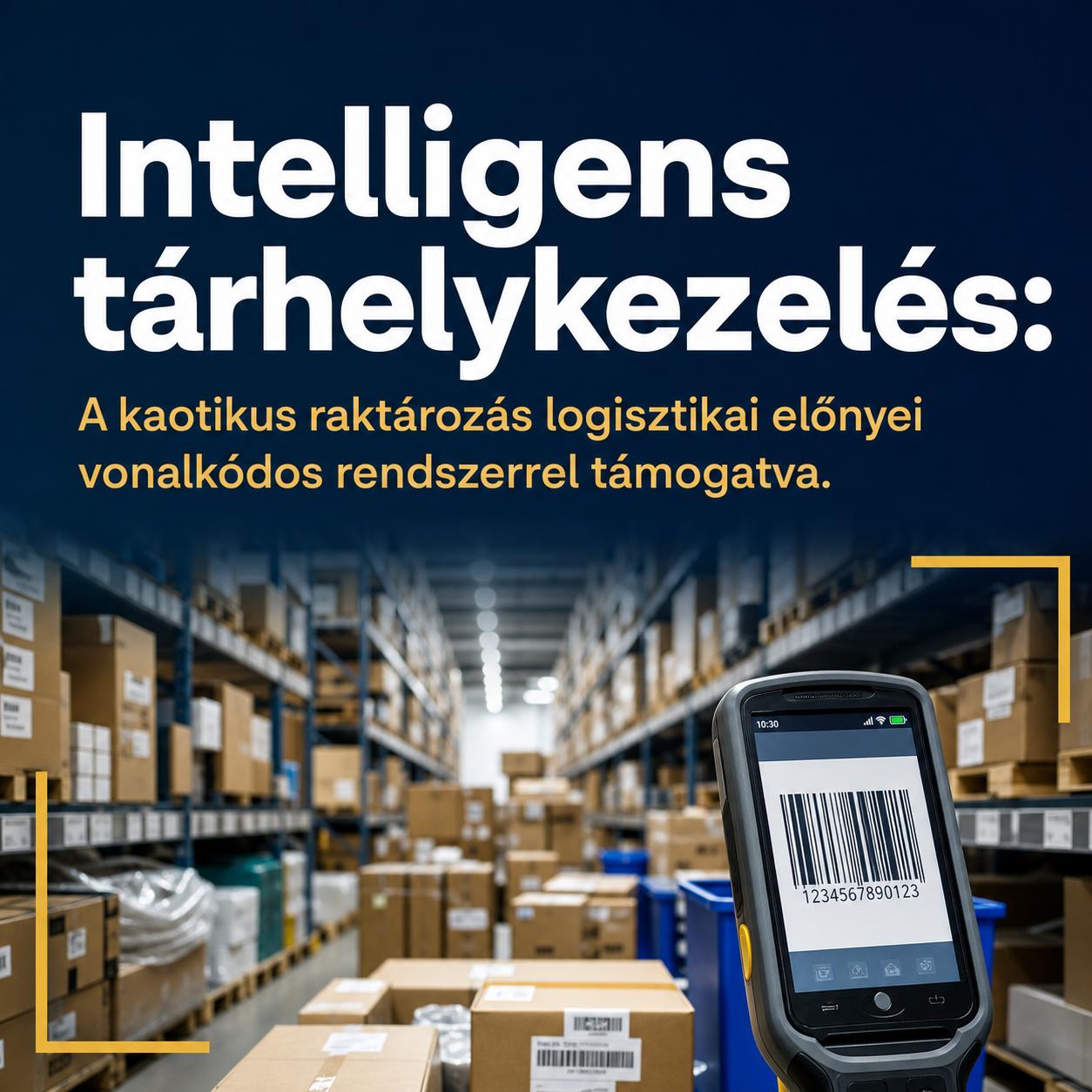 Intelligens tárhelykezelés: A kaotikus raktározás logisztikai előnyei vonalkódos rendszerrel támogatva Intelligens tárhelykezelés: A kaotikus raktározás logisztikai előnyei vonalkódos rendszerrel támogatva