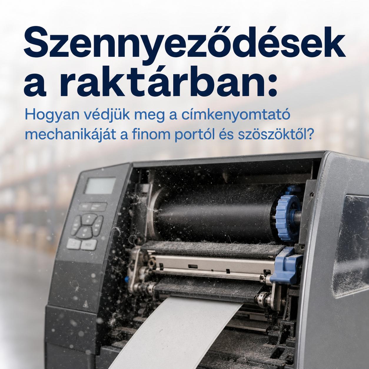 Szennyeződések a raktárban: Hogyan védjük meg a címkenyomtató mechanikáját a finom portól és szöszöktől? Szennyeződések a raktárban: Hogyan védjük meg a címkenyomtató mechanikáját a finom portól és szöszöktől?