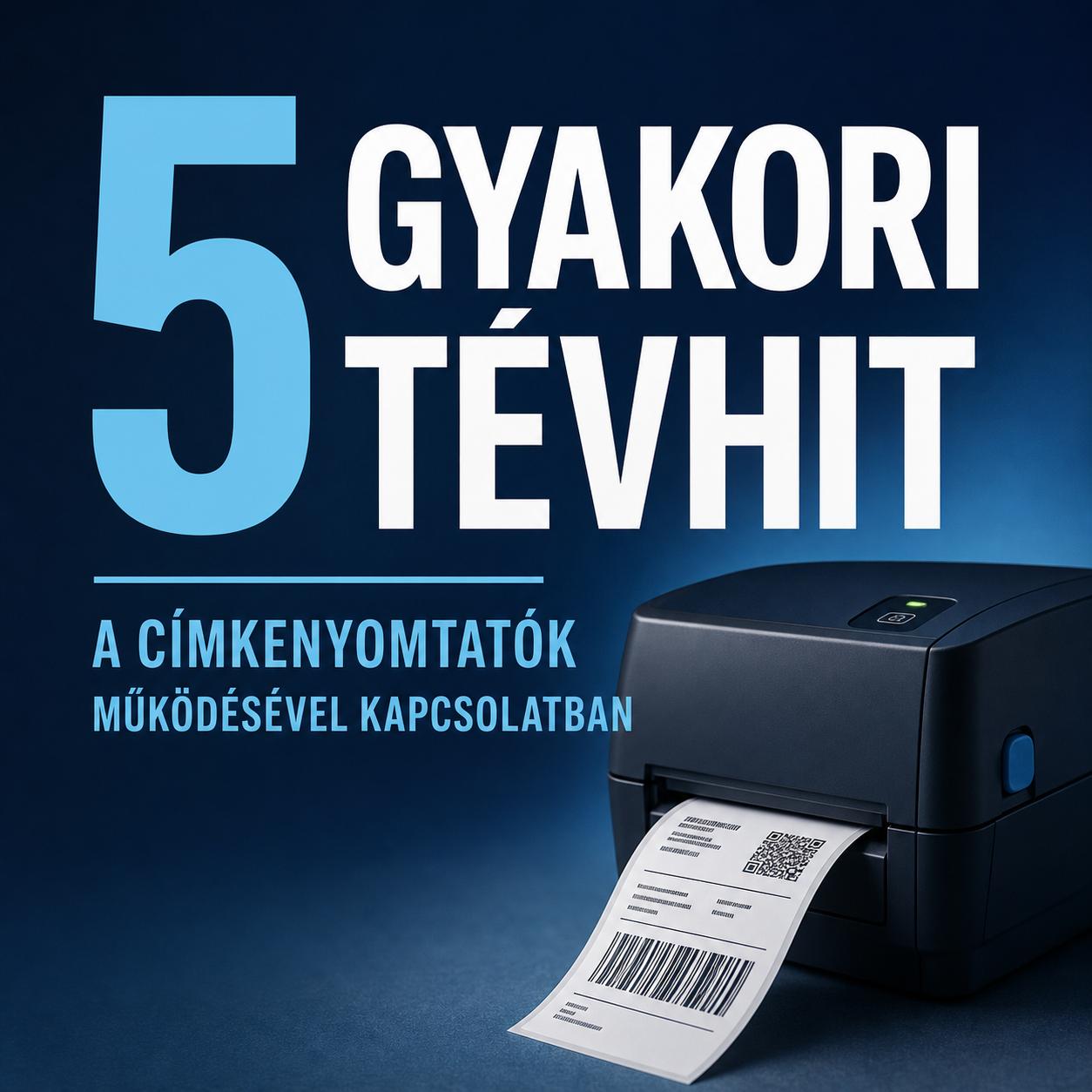 5 gyakori tévhit a címkenyomtatók működésével kapcsolatban 5 gyakori tévhit a címkenyomtatók működésével kapcsolatban