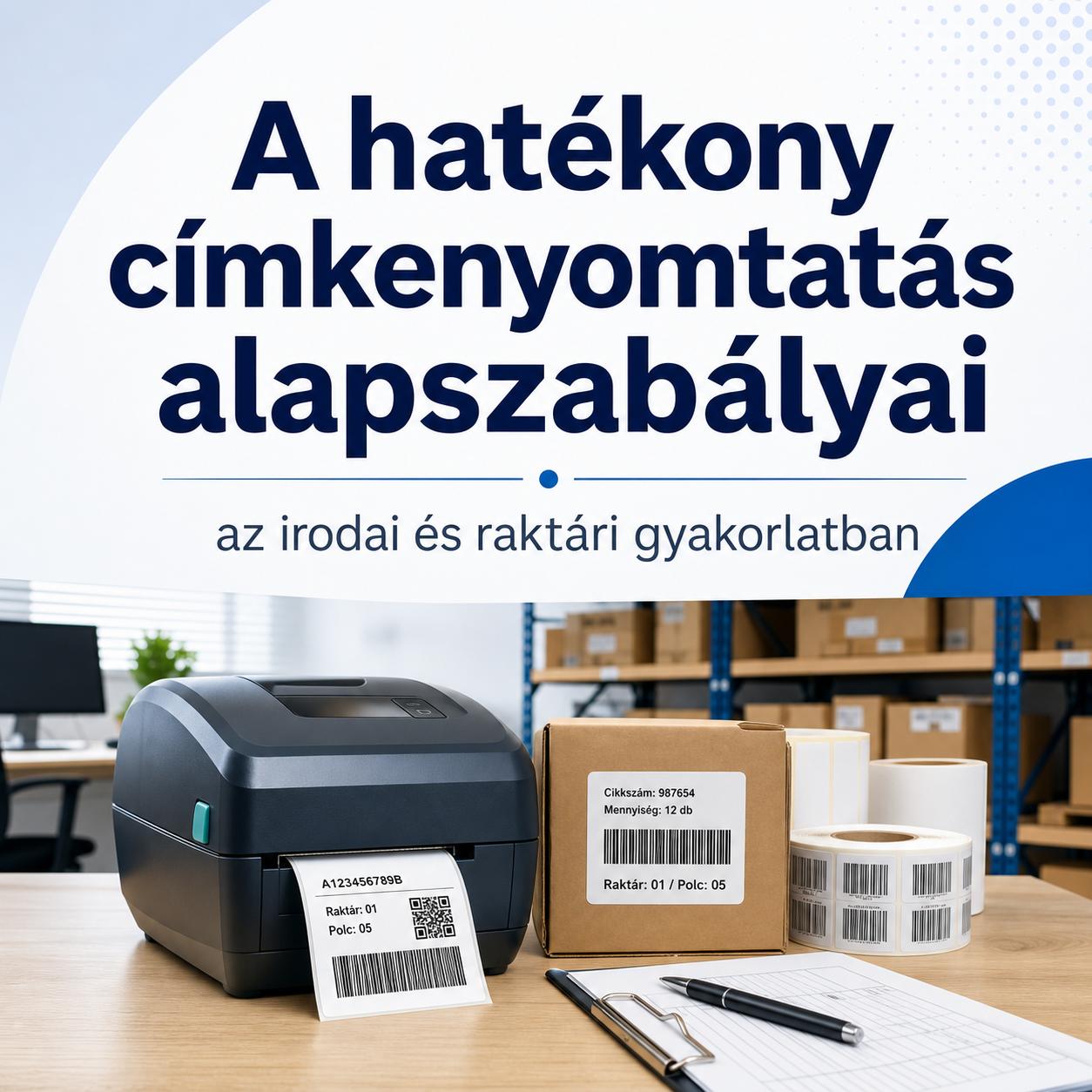 A hatékony címkenyomtatás alapszabályai az irodai és raktári gyakorlatban A hatékony címkenyomtatás alapszabályai az irodai és raktári gyakorlatban