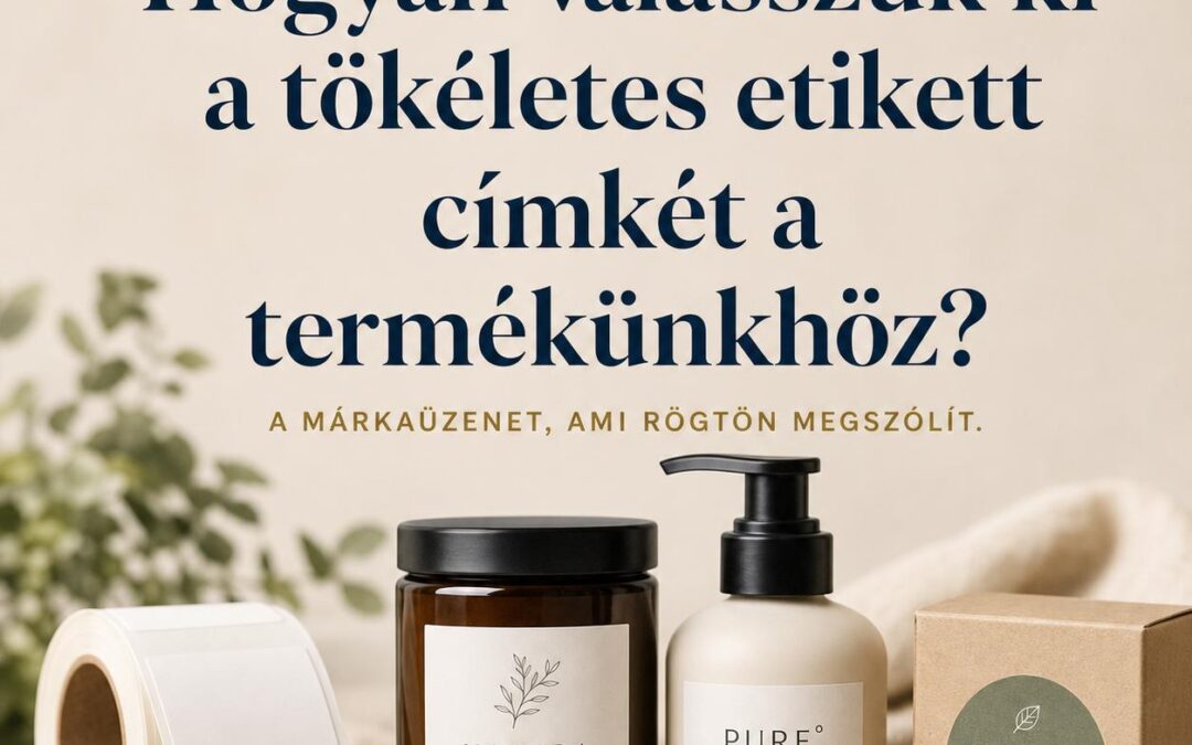Hogyan válasszuk ki a tökéletes etikett címkét a termékünkhöz?