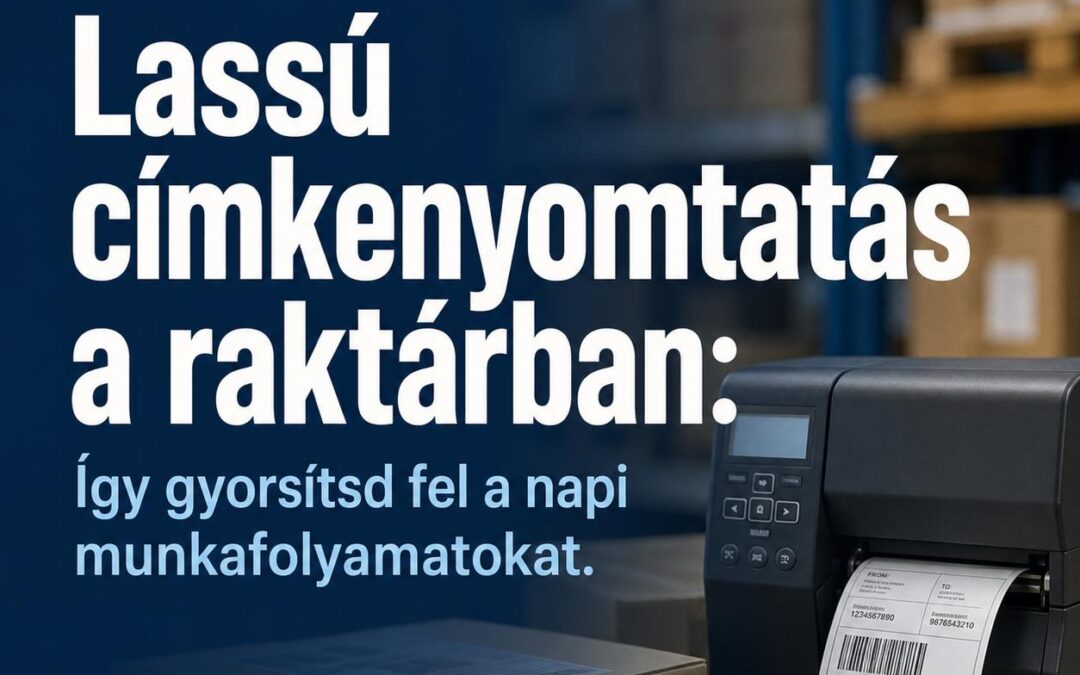 Lassú címkenyomtatás a raktárban: Így gyorsítsd fel a napi munkafolyamatokat