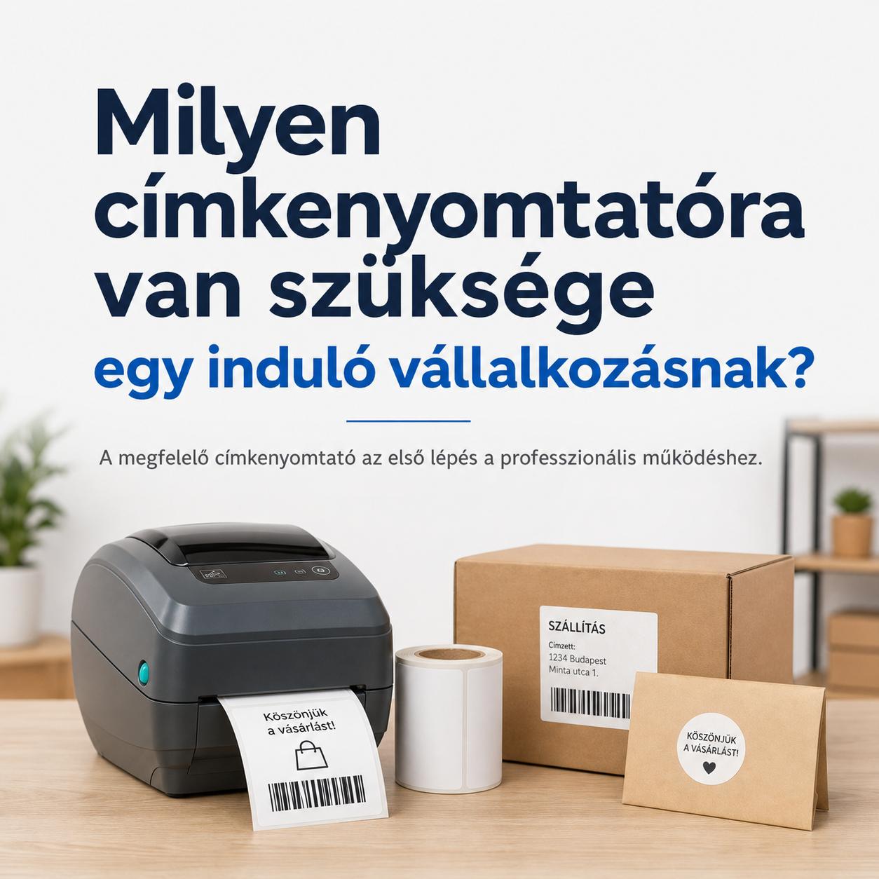 Milyen címkenyomtatóra van szüksége egy induló vállalkozásnak?